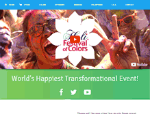 Tablet Screenshot of festivalofcolorsusa.com